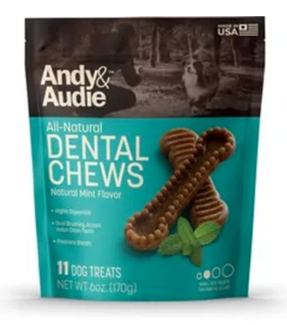 Andy &amp; Audie Small Dental Chew 11-Count