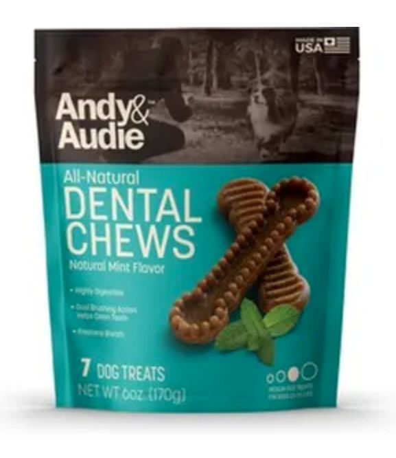 Andy &amp; Audie Medium Dental Chew 7-Count