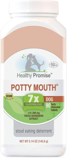 Four Paws Healthy Promise Potty Mouth Supplement for Dogs
