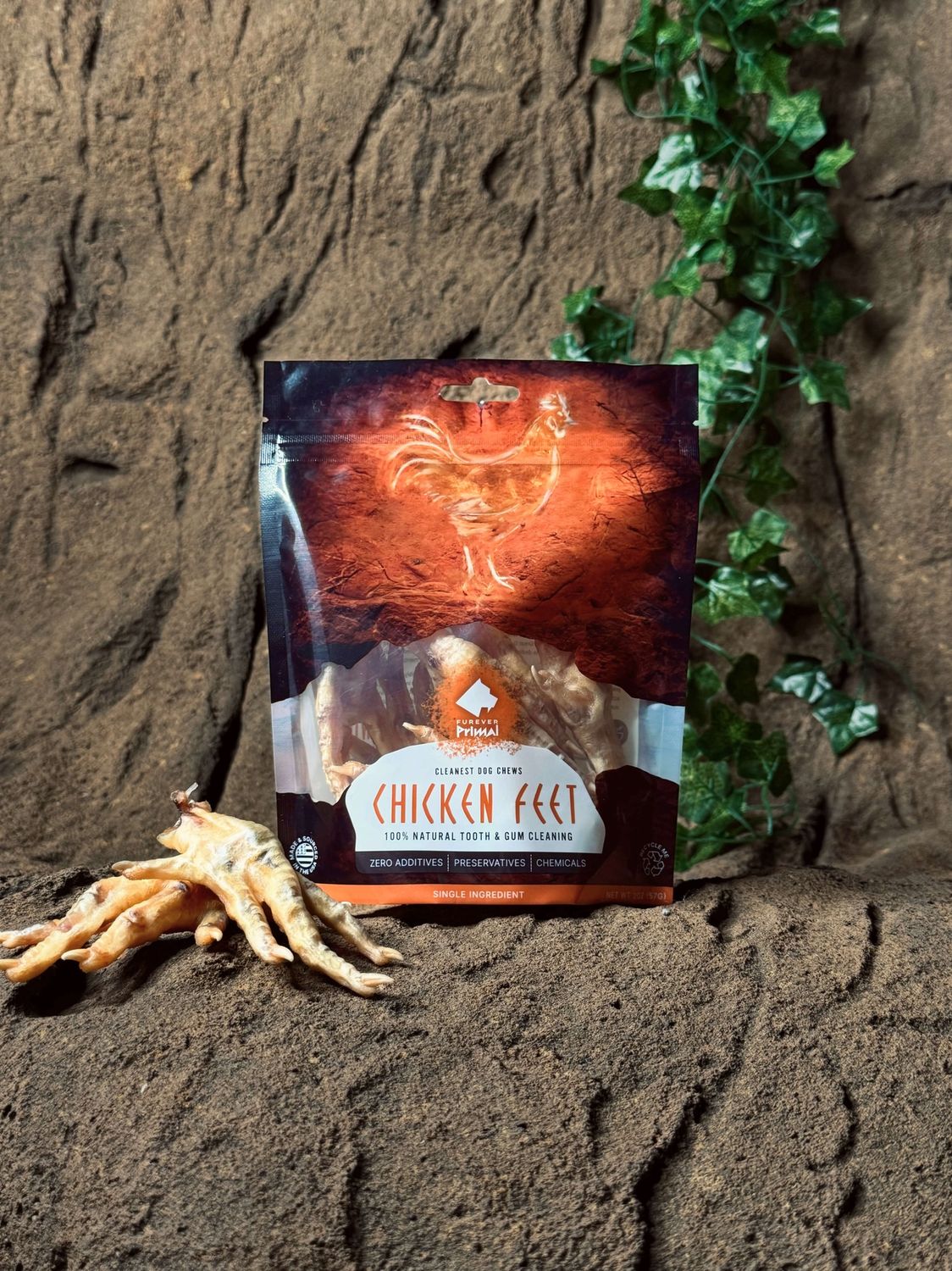 Furever Primal Chicken Feet 6ct