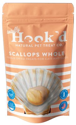 Totally Hook&#39;d Freeze Dried Whole Scallops 1oz