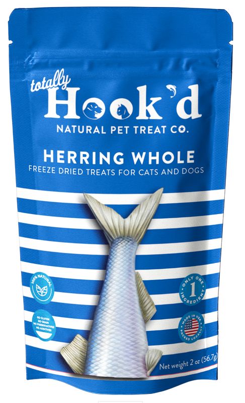 Totally Hook&#39;d Freeze Dried Whole Herring 2oz