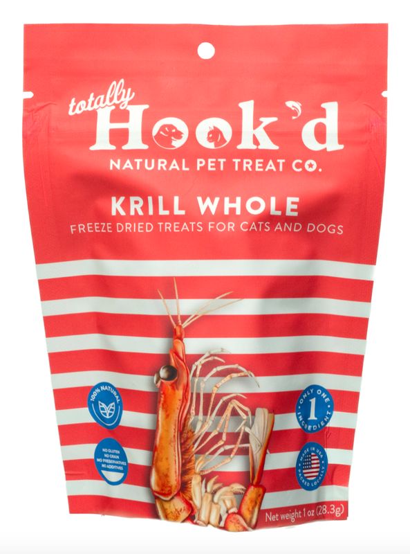 Totally Hook&#39;d Freeze Dried Whole Krill 1oz