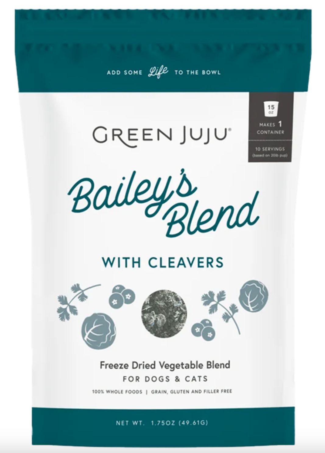 Green Juju Bailey&#39;s Freeze-Dried Dog Food Topper