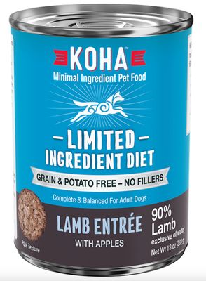 Koha Limited Ingredient Diet Lamb Entrée with Apples Wet Dog Food 13oz