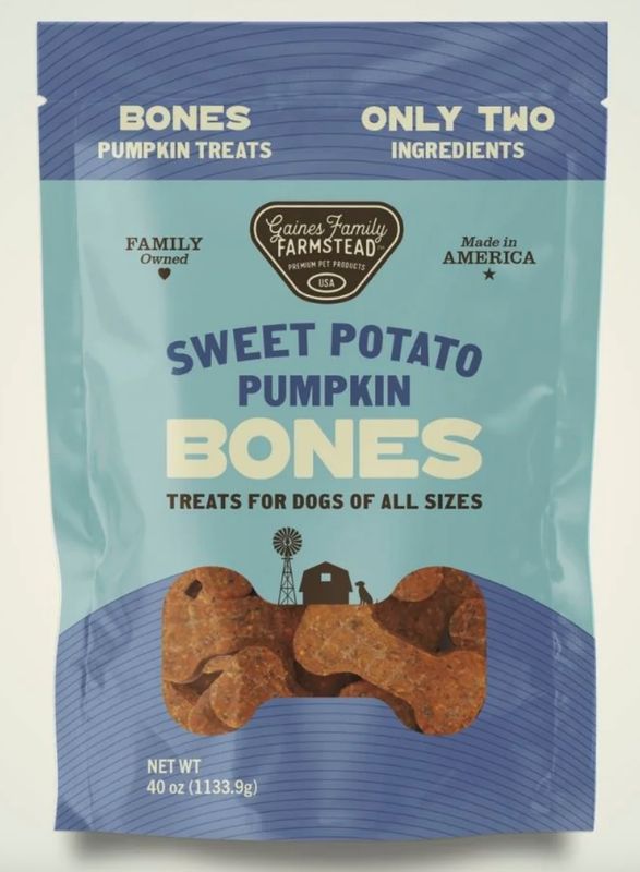 Gaines Family Sweet Potato Pumpkin Bones 6oz