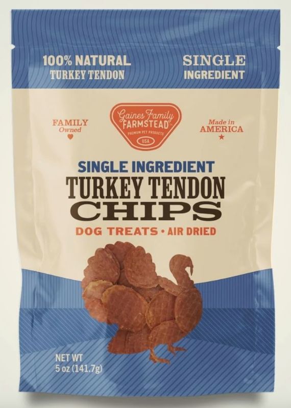 Gaines Turkey Tendon Chips 5oz