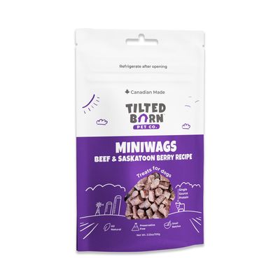 Tilted Barn Beef &amp; Saskatoon Berry Dog Treats
