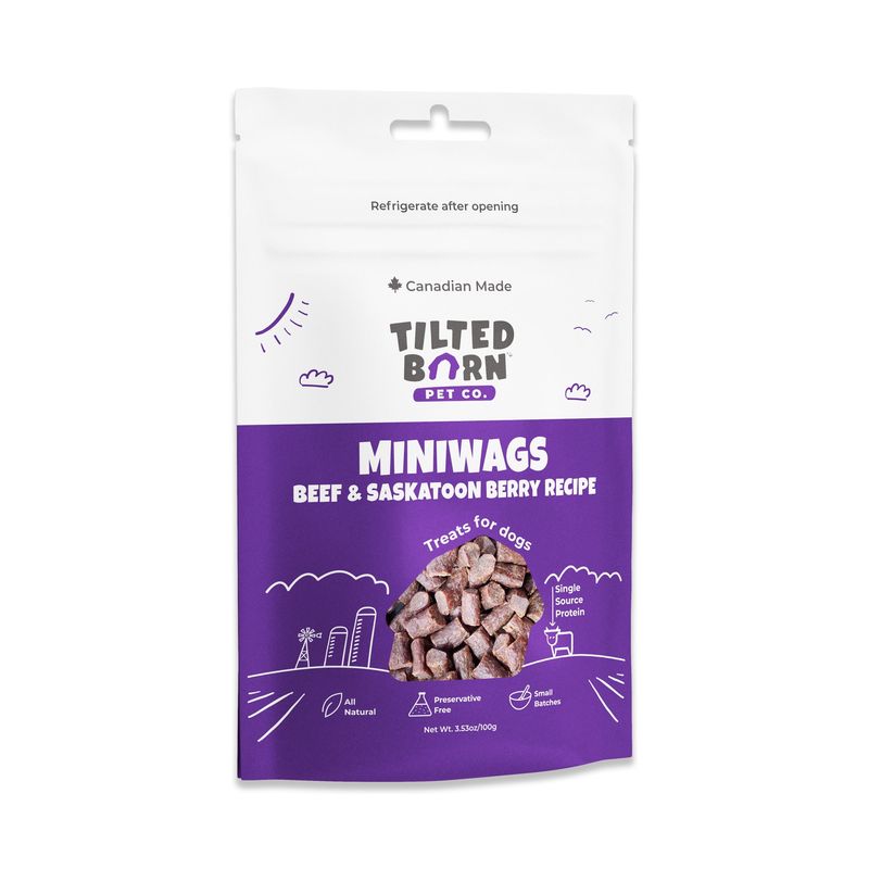Tilted Barn Beef &amp; Saskatoon Berry Dog Treats