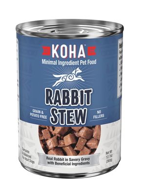 Koha Minimal Ingredient Rabbit Stew Wet Dog Food 12.7oz