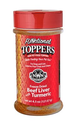 Northwest Naturals Freeze Dried Topper Beef Liver With Turmeric 4.5oz