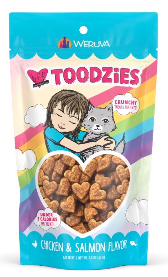 Weruva BFF Toodzies Cat Treats Chicken &amp; Salmon 2oz
