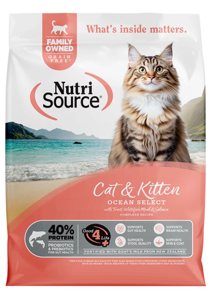 NutriSource Grain Free Ocean Select Cat Food