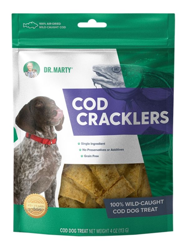 Dr. Marty's Cod Cracklers Dog Treat 4oz