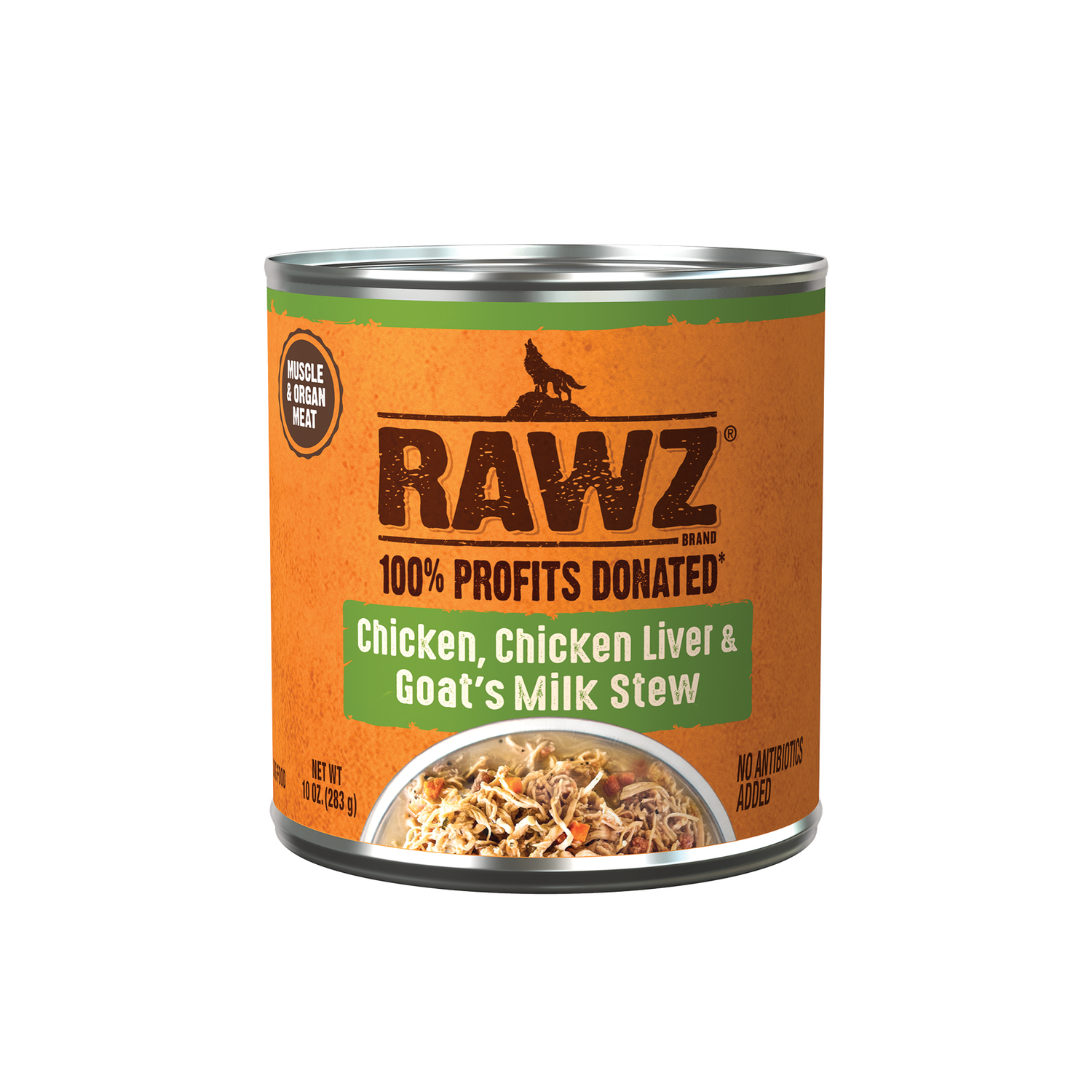 RAWZ Chicken, Chicken Liver &amp; Goat's Milk Stew 10oz