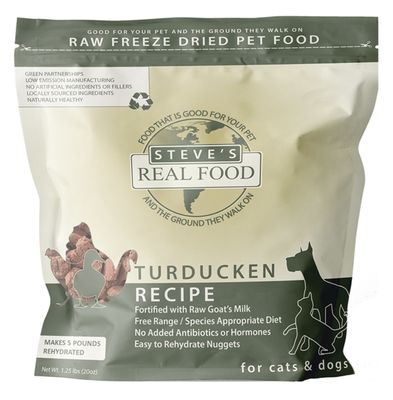 Steve's Real Food Freeze-Dried Turducken Nuggets for Dogs 1.25lb