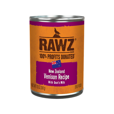 RAWZ 94% Venison with Goat’s Milk Pâté for Dogs