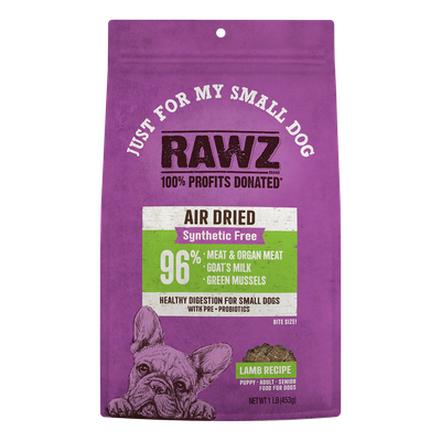 RAWZ Air Dried "Just for My Small Dog" Lamb Recipe