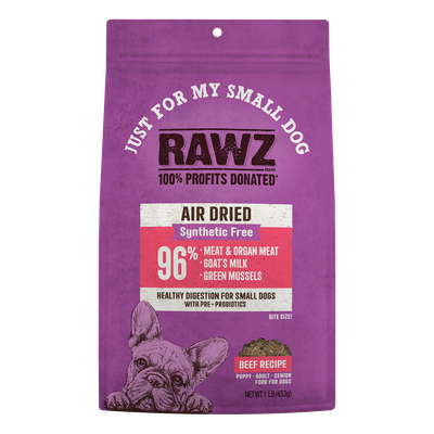 RAWZ Air Dried "Just for My Small Dog" Beef Recipe