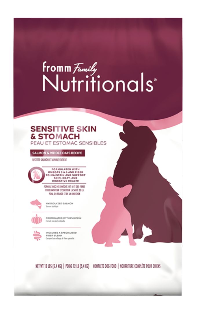 Fromm Nutritionals Sensitive Skin and Stomach Salmon and Whole Oats Dog