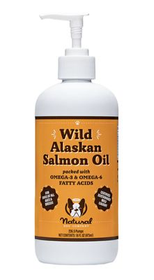 Natural Dog Company Wild Alaskan Salmon Oil for Dogs &amp; Cats