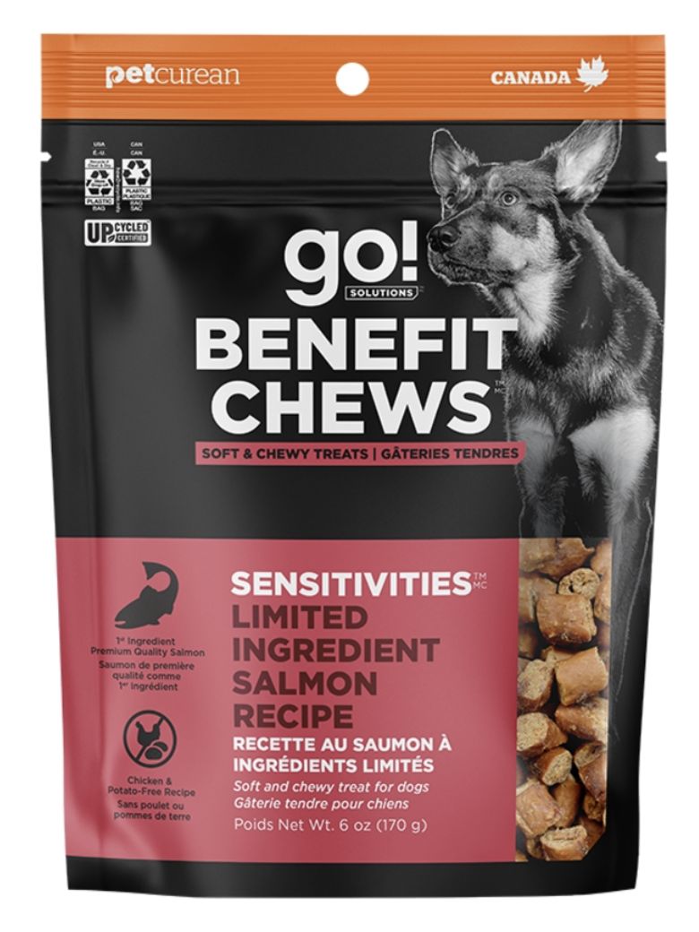 Petcurean GO! Chews Sensitivities LID Salmon Recipe 6oz