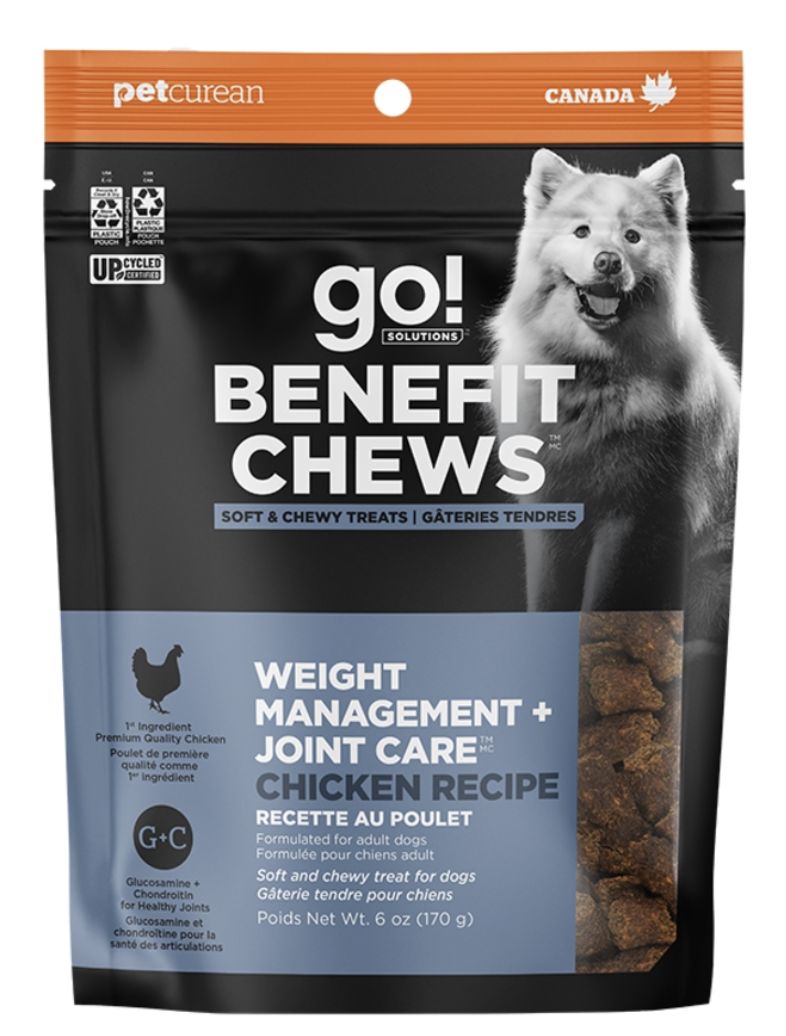 Petcurean GO! Chews Sensitivities LID Weight + Joint Chicken Recipe 6oz