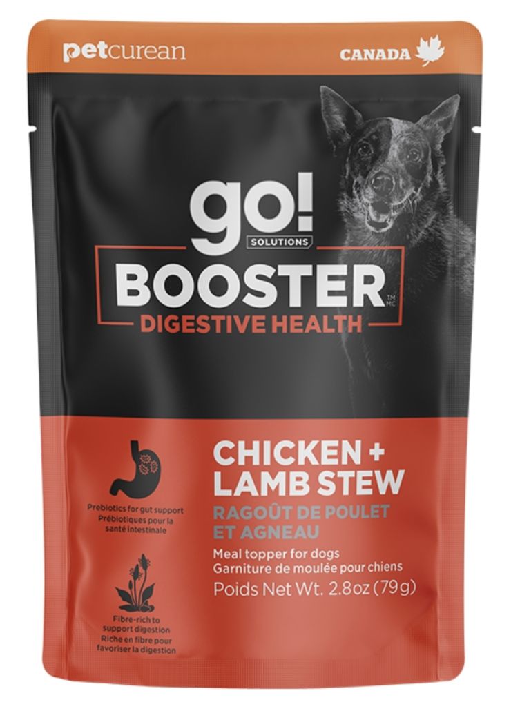 Petcurean Go! Booster Digestive Chicken + Lamb Stew 2.8oz