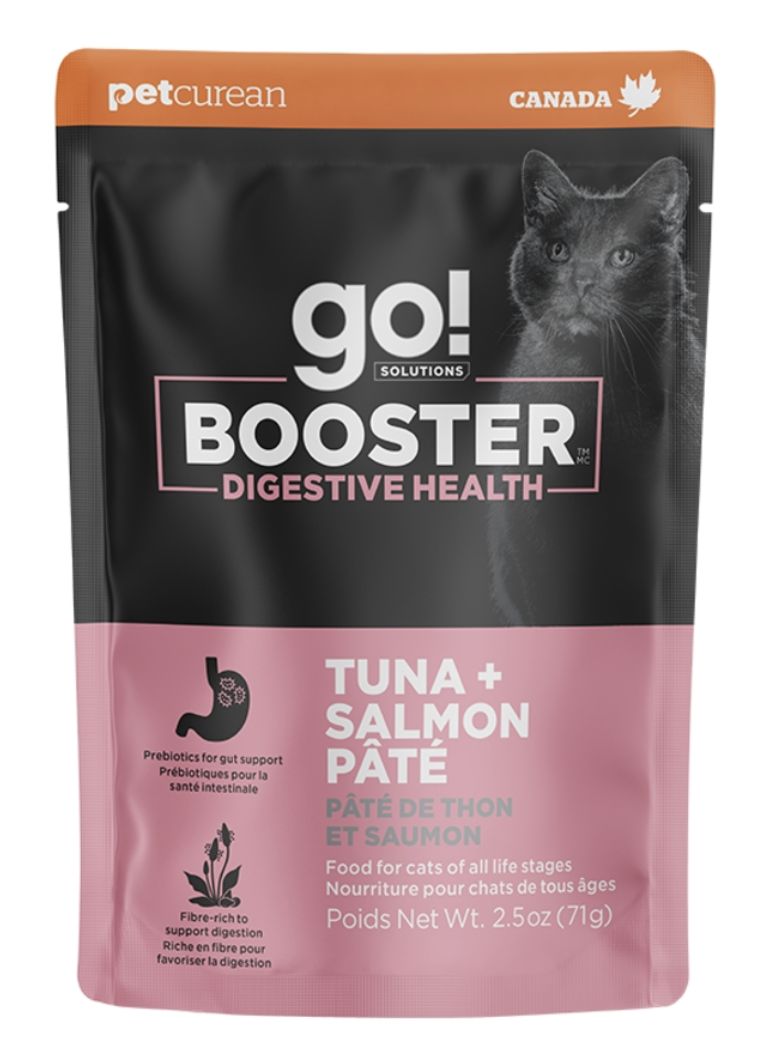 Petcurean Go! Booster Digestive Tuna + Salmon Pate 2.5oz