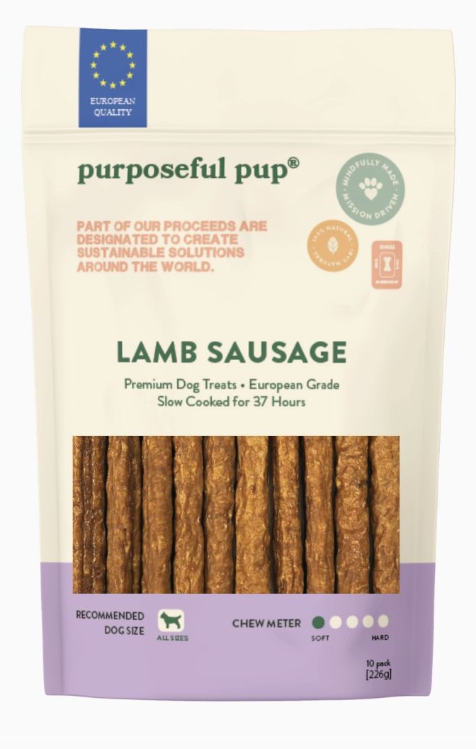 Purposeful Pup Lamb Sausage 10-Pack