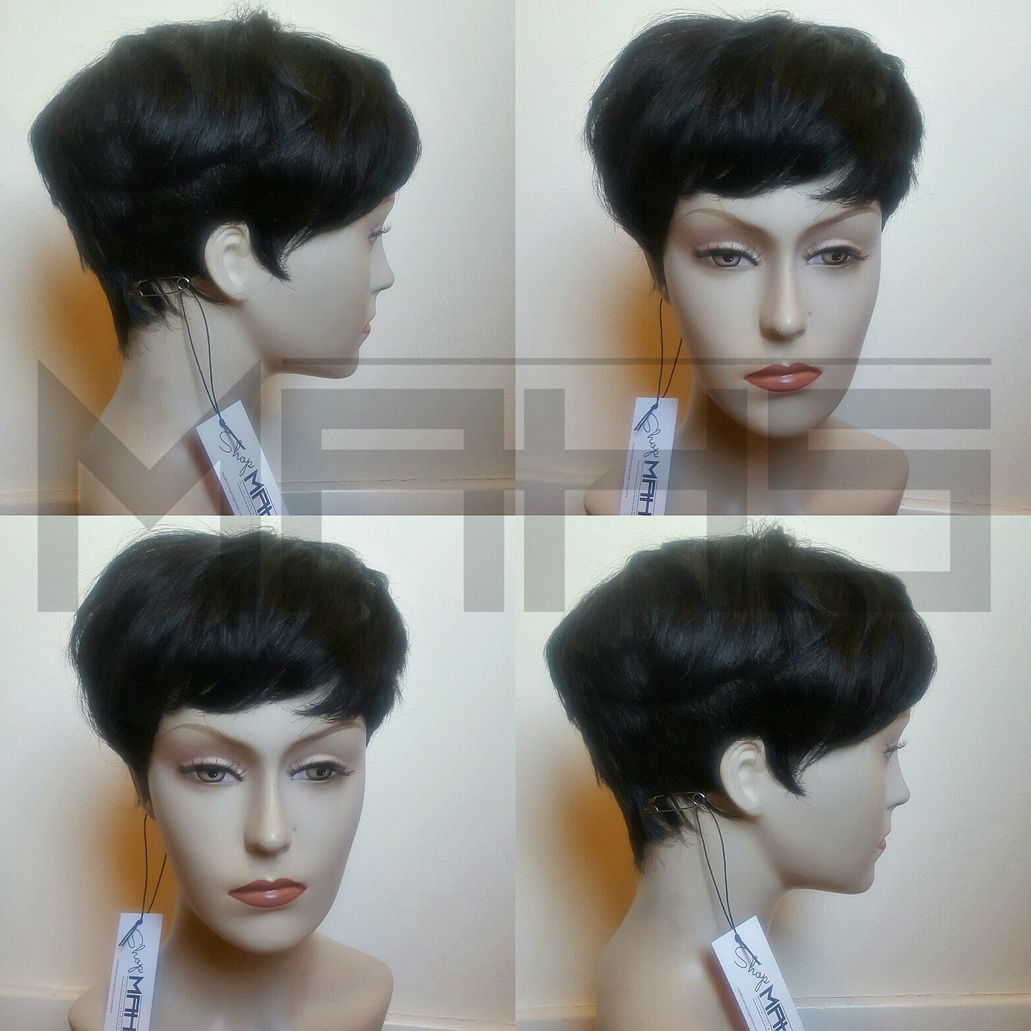 Pixie Cut Wig plus 27 Piece Human Hair (Onos)