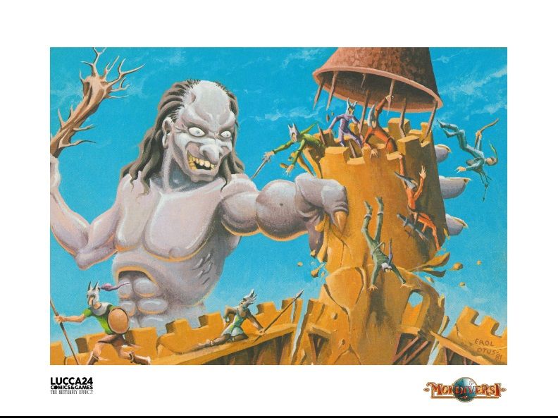 Castle Amber Lithography by Erol Otus