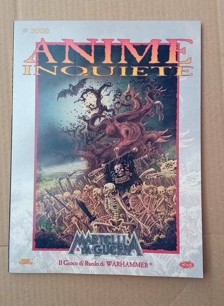 Martelli da Guerra  Anime Inquiete Autografato Graeme Davis