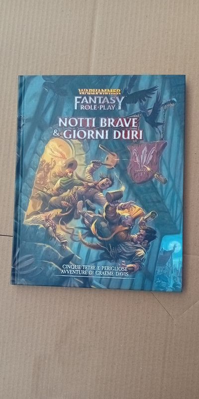 Warhammer Fantasy Roleplay Notti Brave &amp; Giorni Duri Autografato Graeme Davis
