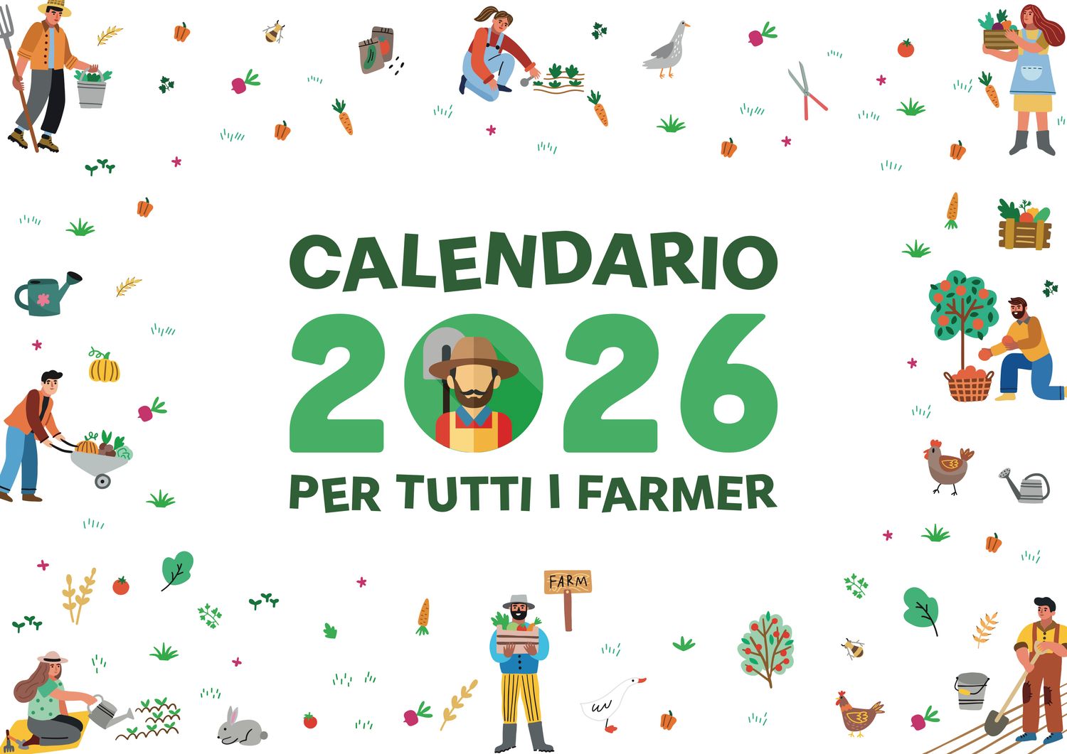 Calendario delle semine e Diario di Bordo 2026 - SCARICALO GRATUITAMENTE