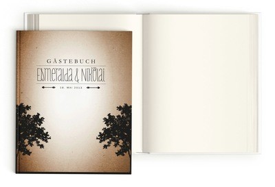 Gästebuch "Rustic Woodland"