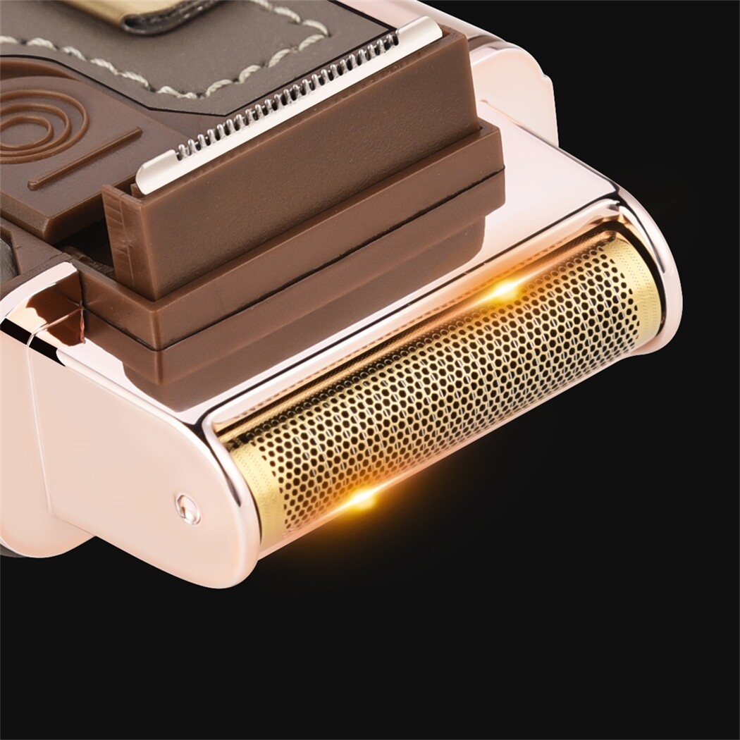 Electric Shaver ($44.99) | Portable Vintage Leather | Rechargeable | Trimmer  | Beard