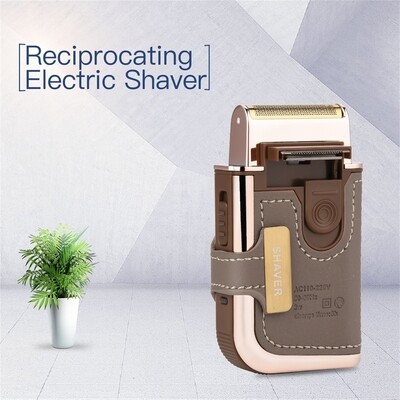Electric Shaver ($44.99) | Portable Vintage Leather | Rechargeable | Trimmer  | Beard
