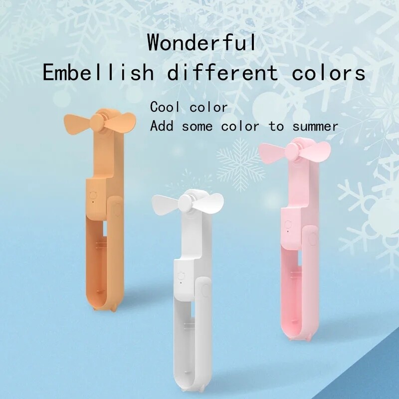 Portable Fan ($18.99) | Mini Handheld Cooler | Rechargeable | Plus Power Bank