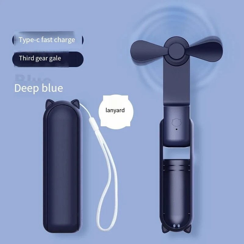 Portable Fan ($18.99) | Mini Handheld Cooler | Rechargeable | Plus Power Bank