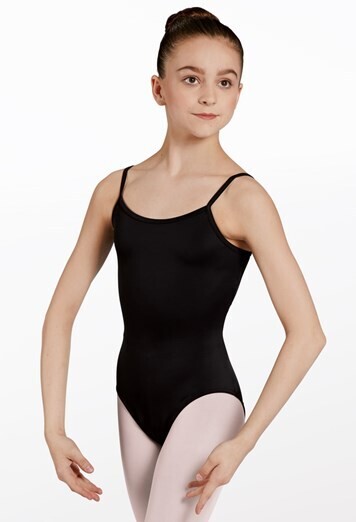 Black Adjustable Tank Leotard