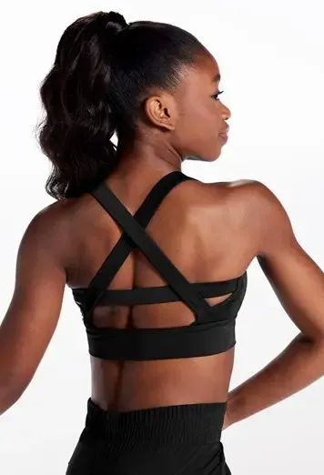 Wide Criss-Cross Back Bra Top