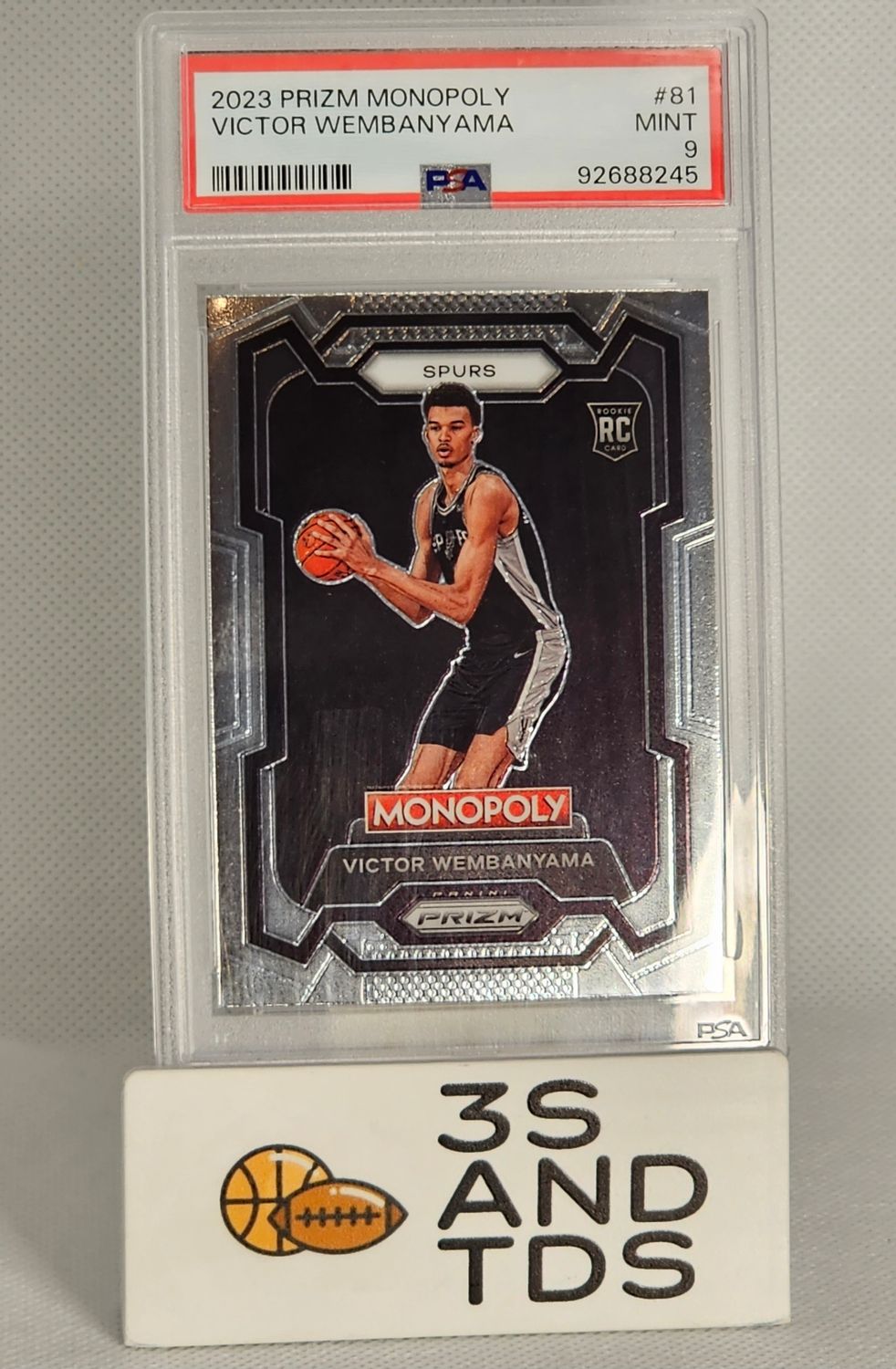 Victor Wembanyama 2023-24 Monopoly Prizm RC