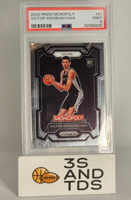 Victor Wembanyama 2023-24 Monopoly Prizm RC