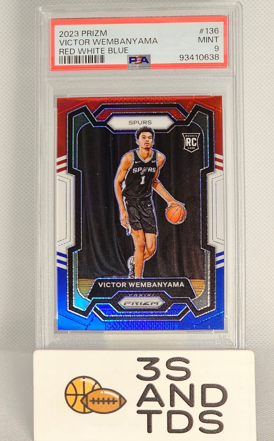 Victor Wembanyama 2023 Prizm Red White Blue RC