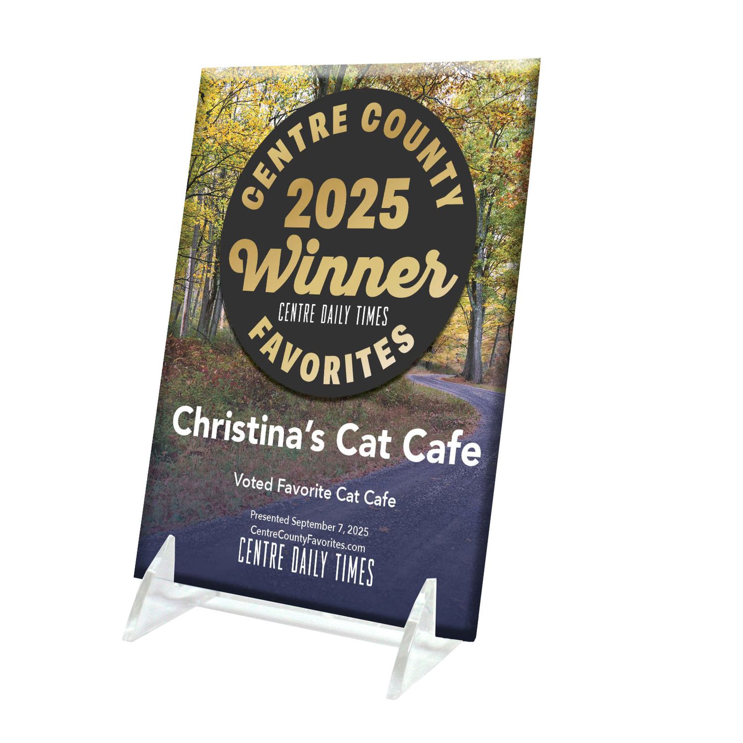 Crystal Keepsake Plaque