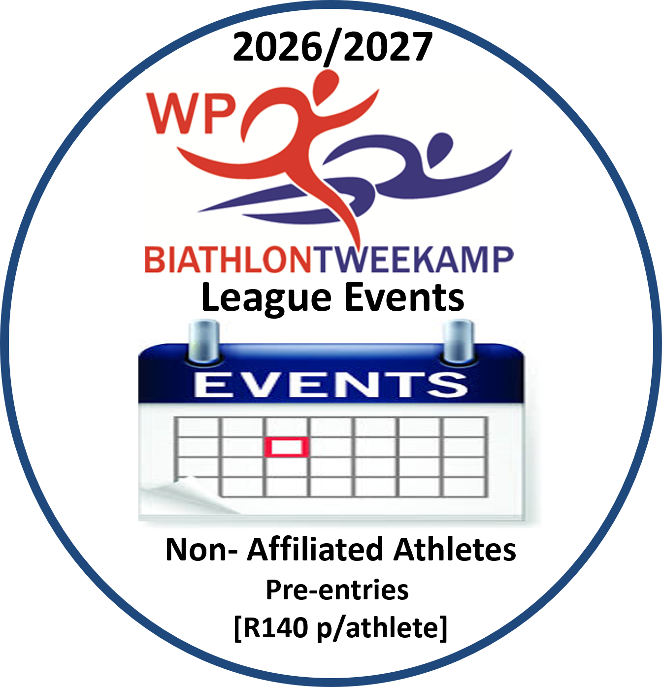 NON-AFFILIATED ATHLETES - Event Pre-entries: League 3 [Sunday 25 October, 2026; Curro Schools Durbanville - R140 p/athlete - ONLY 1 non-affiliated entry per season allowed NON-AFFILIATED ATHLETES - Event Pre-entries: League 3 [Sunday 25 October, 2026; Curro Schools Durbanville - R140 p/athlete - ONLY 1 non-affiliated entry per season allowed