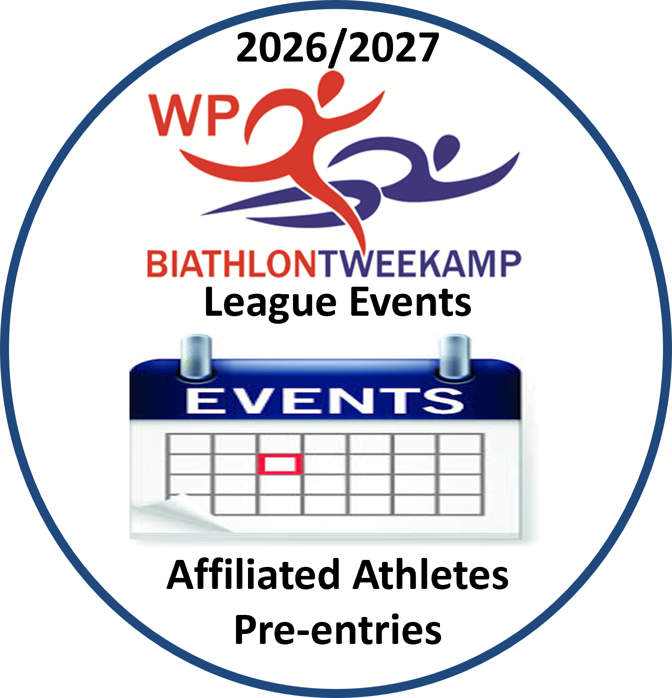 2026/2027 Season AFFILIATED ATHLETES ONLY: Event Pre Entries League 3 [Sunday 25 October 2026; Curro Schools Durbanville]