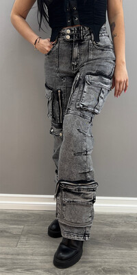CARGO PANTS - GRAY - 5 PACK
