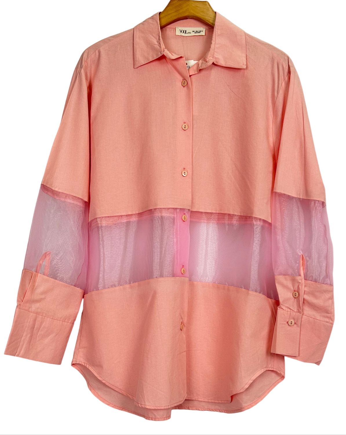 PINK STATEMENT BLOUSE